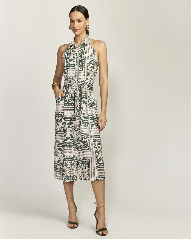 MACACÃO CROPPED MAXI PALMAS FAIXA