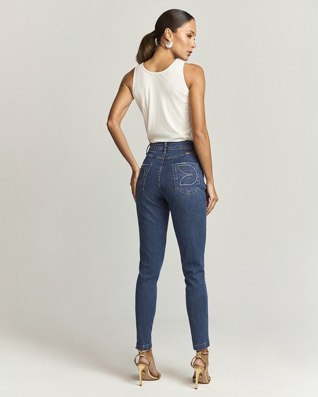 CALÇA JEANS SKINNY C/ LYCRA ADAPT SIZE