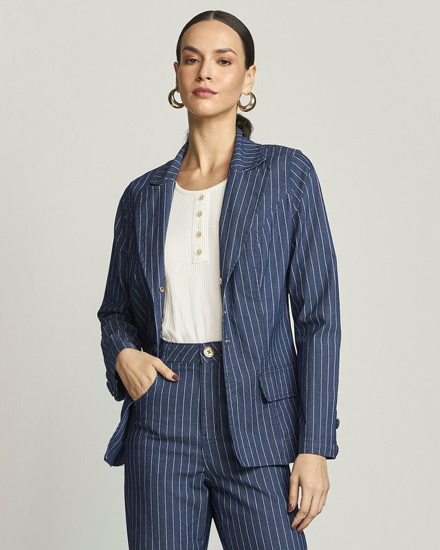 BLAZER JEANS RISCA DE GIZ