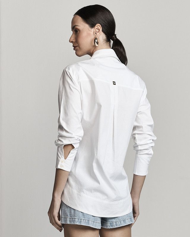 CAMISA OVERSIZE C/ BORDADO