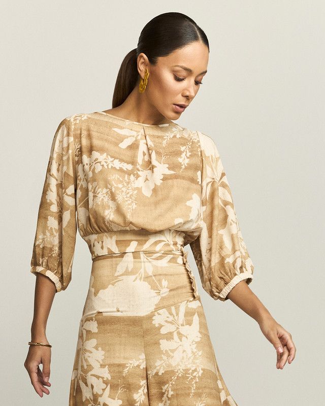 BLUSA ECOS C/ AMARRAÇÃO COSTA