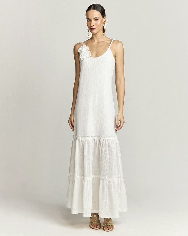 VESTIDO LONGUETE MALHA TRICOT YULE