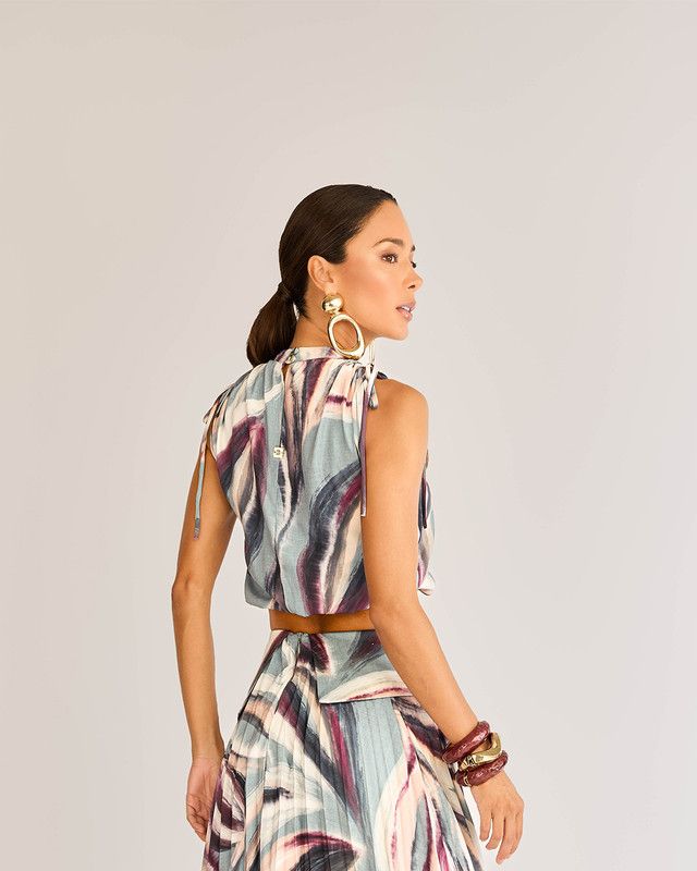 BLUSA AURORA C/ CANALETA OMBRO