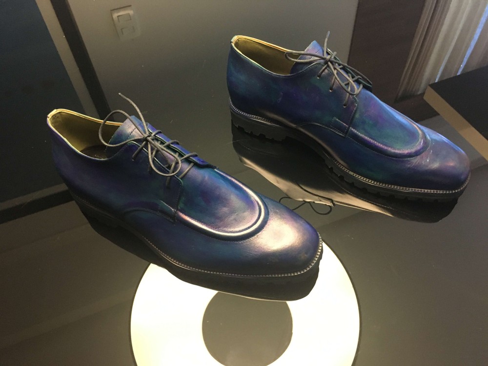 Sapato Derby Giorgio E. Marchi Patina Azul