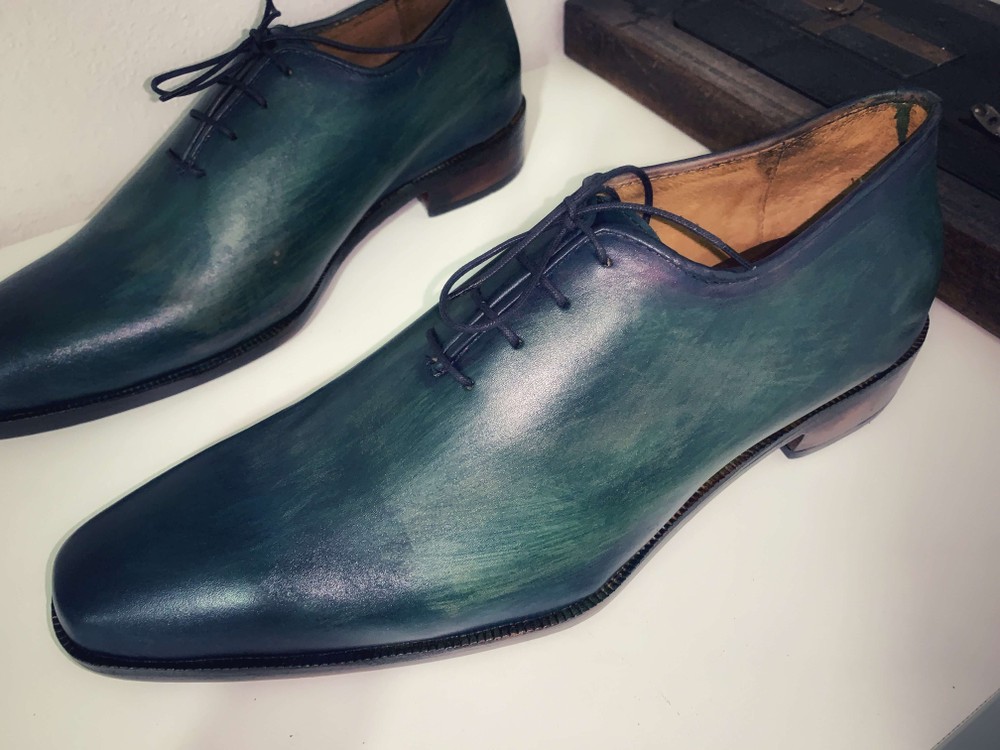 Sapato Oxford Mauro Patina Verde