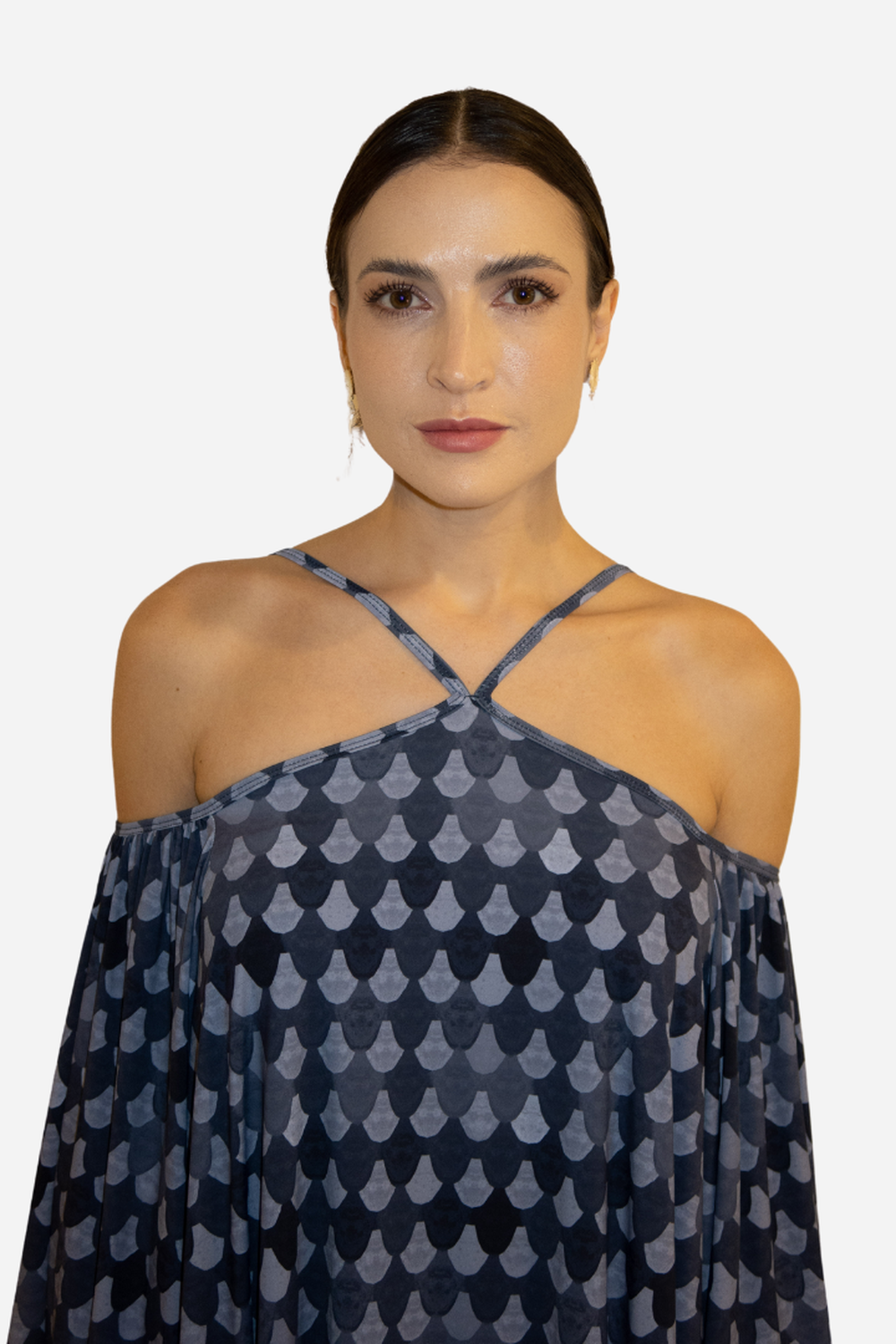 VESTIDO JERSEY LAGOA AZUL ESTAMPA