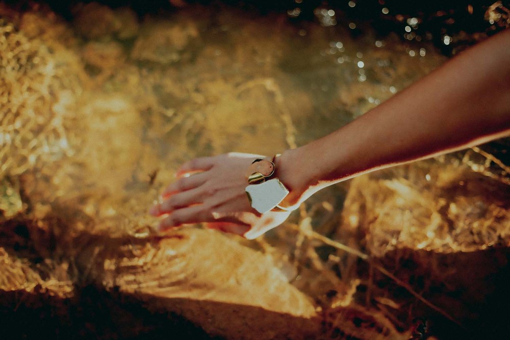 Bracelete Pedra e Azulejo Alina - Flavia Aranha