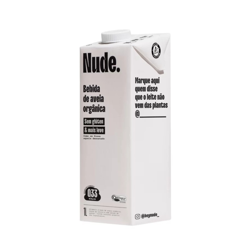 BEBIDA DE AVEIA ORGANICO NUDE 1L