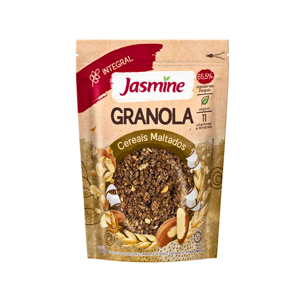 GRANOLA INTEGRAL CEREAIS MALTADOS JASMINE 300G