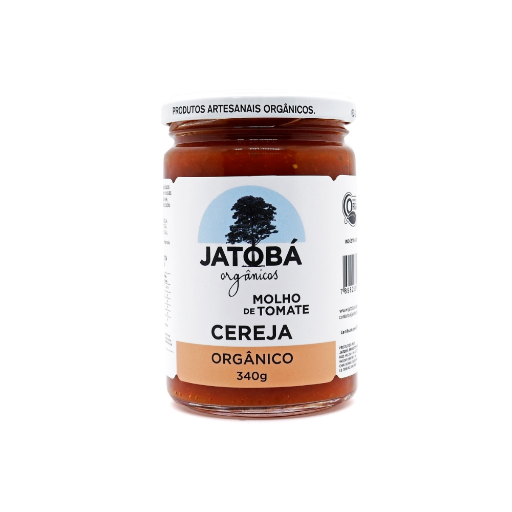 MOLHO DE TOMATE CEREJA ORGANICO JATOBA 340G