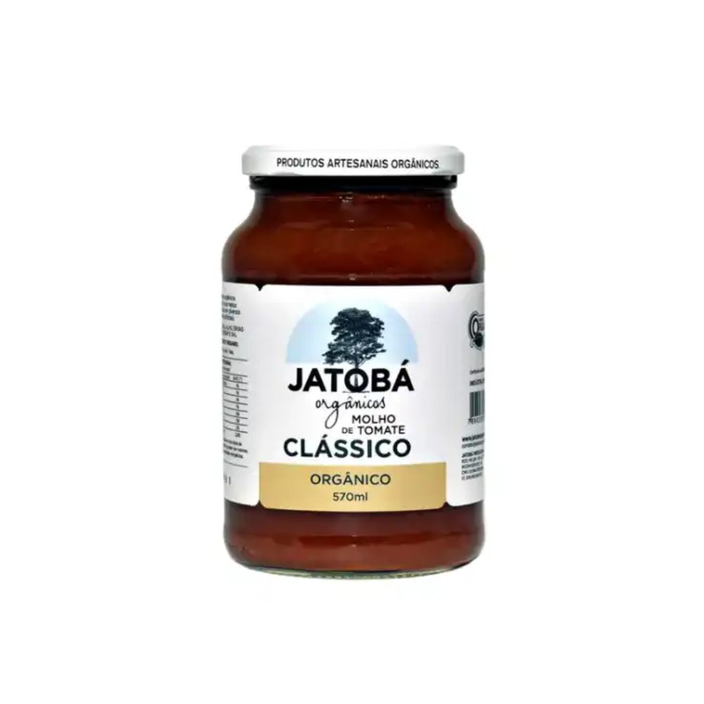 MOLHO DE TOMATE CLÁSSICO ORGÂNICO JATOBA 570G    