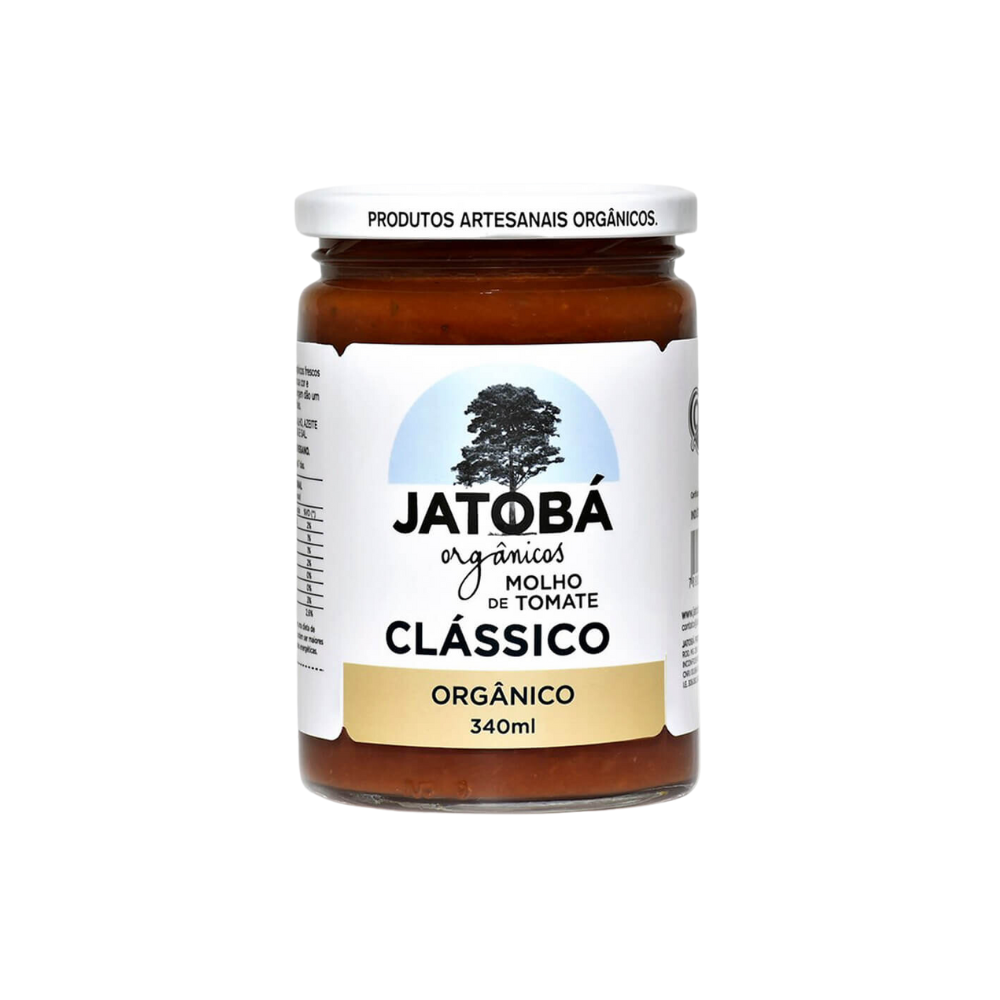 MOLHO DE TOMATE CLASSICO ORGANICO JATOBA 340G