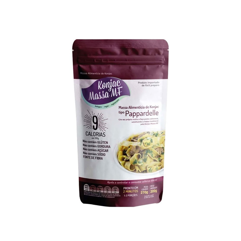 MASSA DE KONJAC TIPO PAPPARDELLE 270G