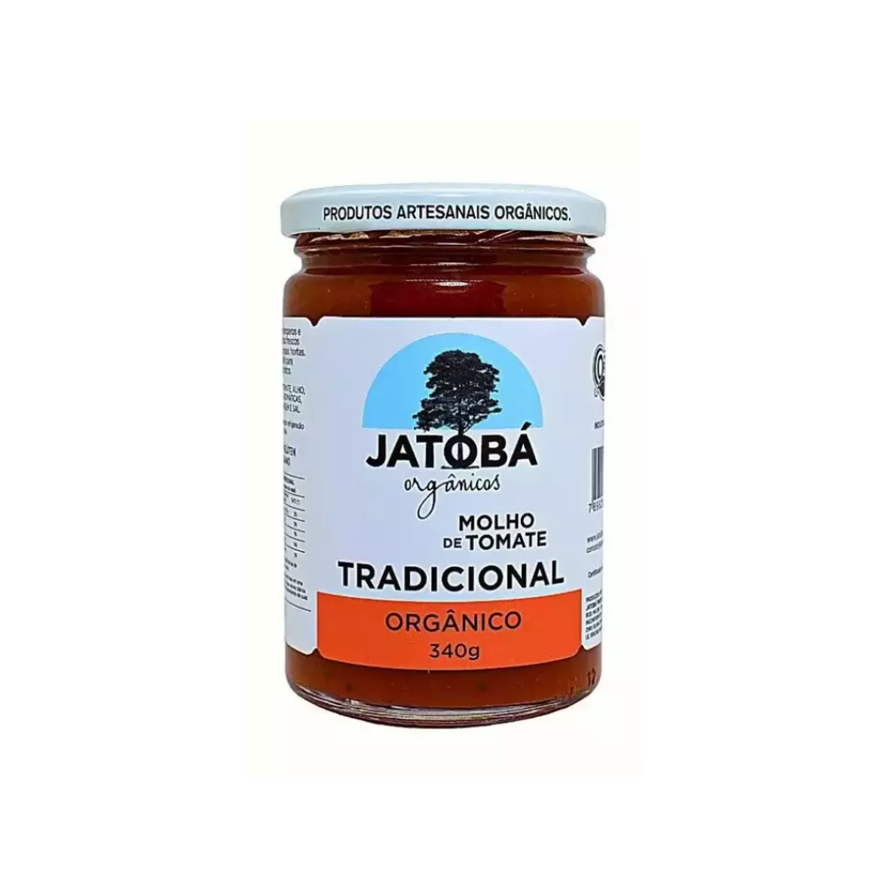 MOLHO DE TOMATE TRADICIONAL ORGÂNICO JATOBA 340G     