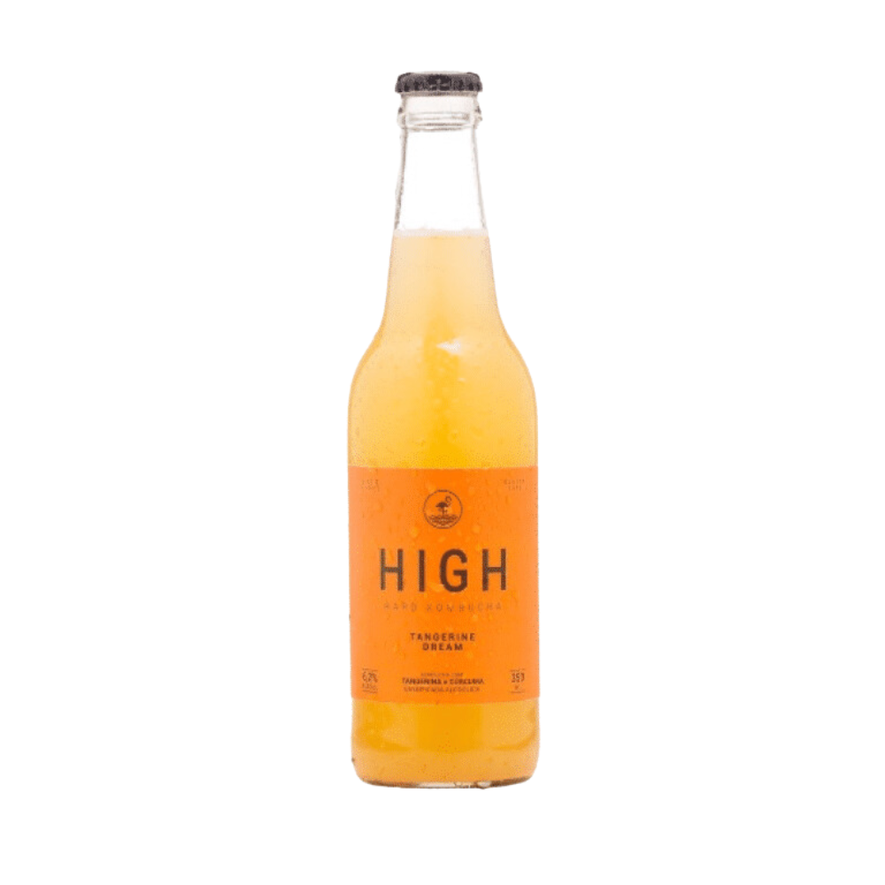 HIGH KOMBUCHA TANGERINE PURO VERDE 350ML