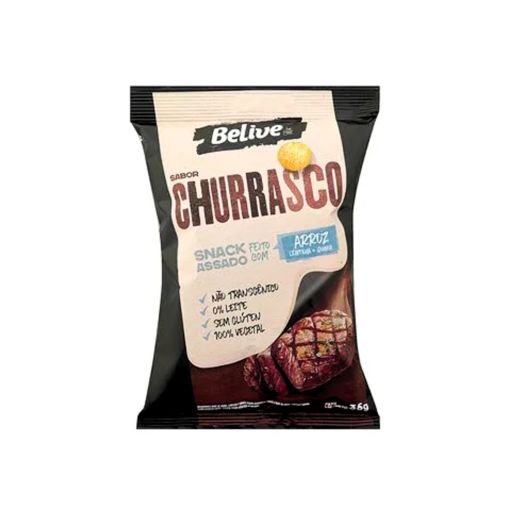 SNACK CHURRASCO SEM GLÚTEM BELIVE 35G