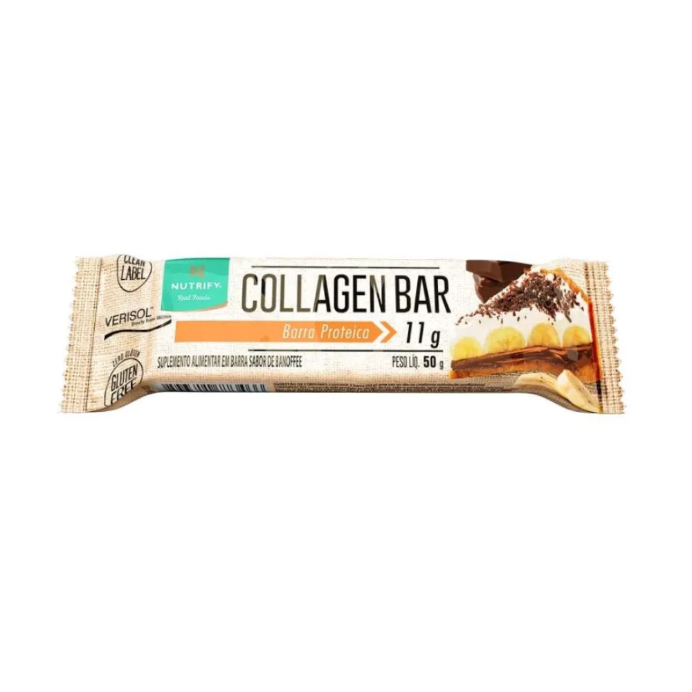 COLLAGEN BAR BANOFFEE NUTRIFY 50G 