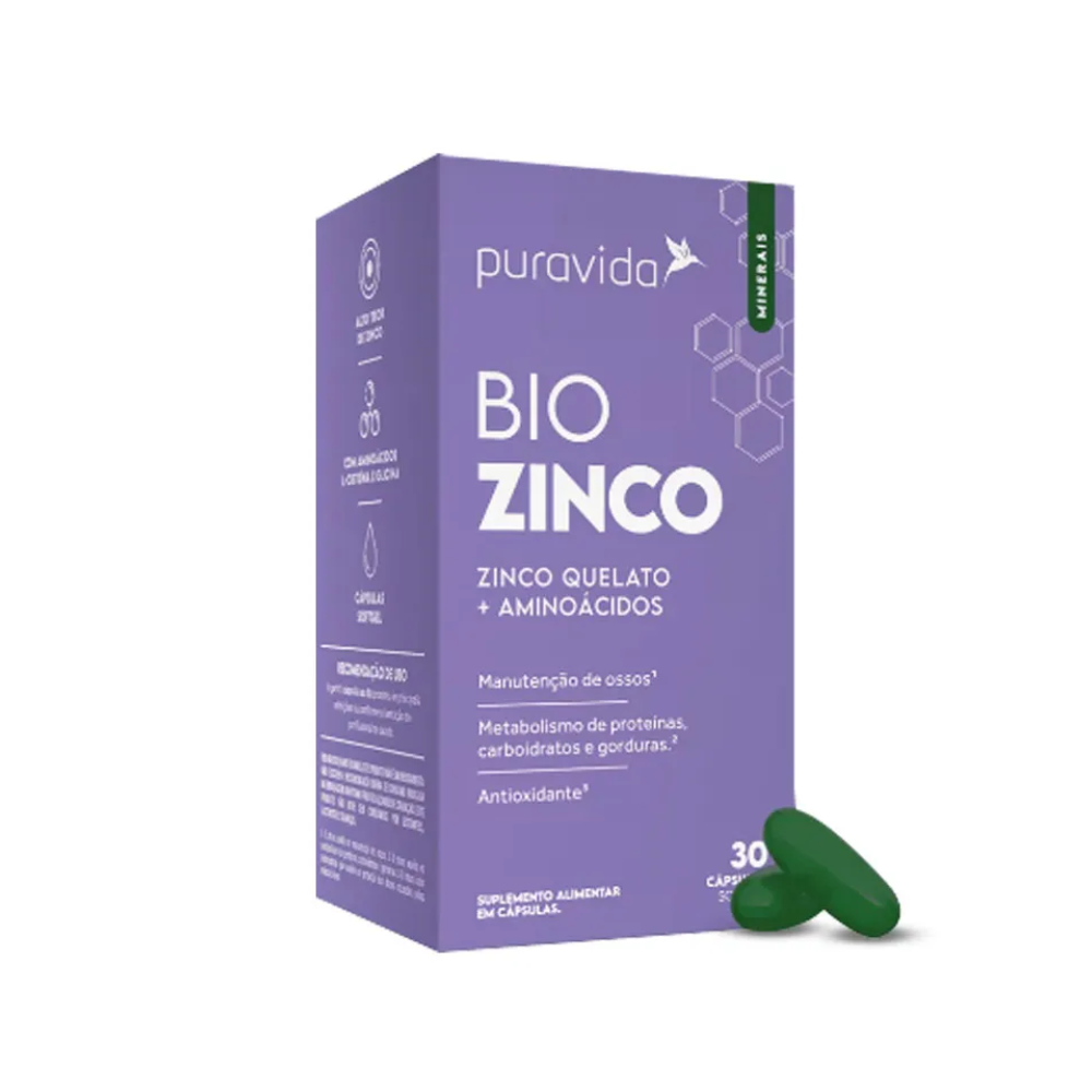 BIO ZINCO PURAVIDA 30 CAPSULAS