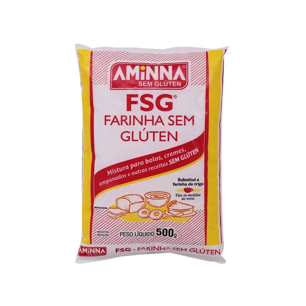 FARINHA SEM GLÚTEN AMINNA 500G