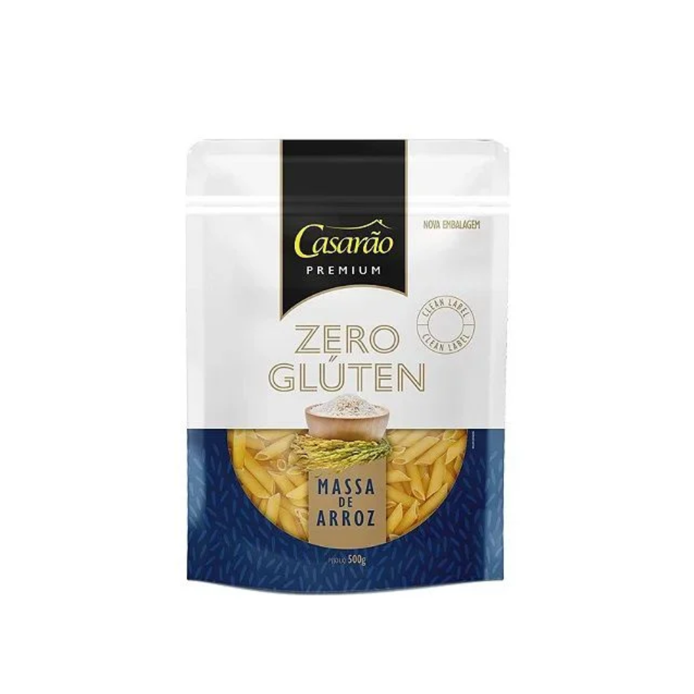 PENNE PREMIUM SEM GLÚTEN CASARÃO 500G 