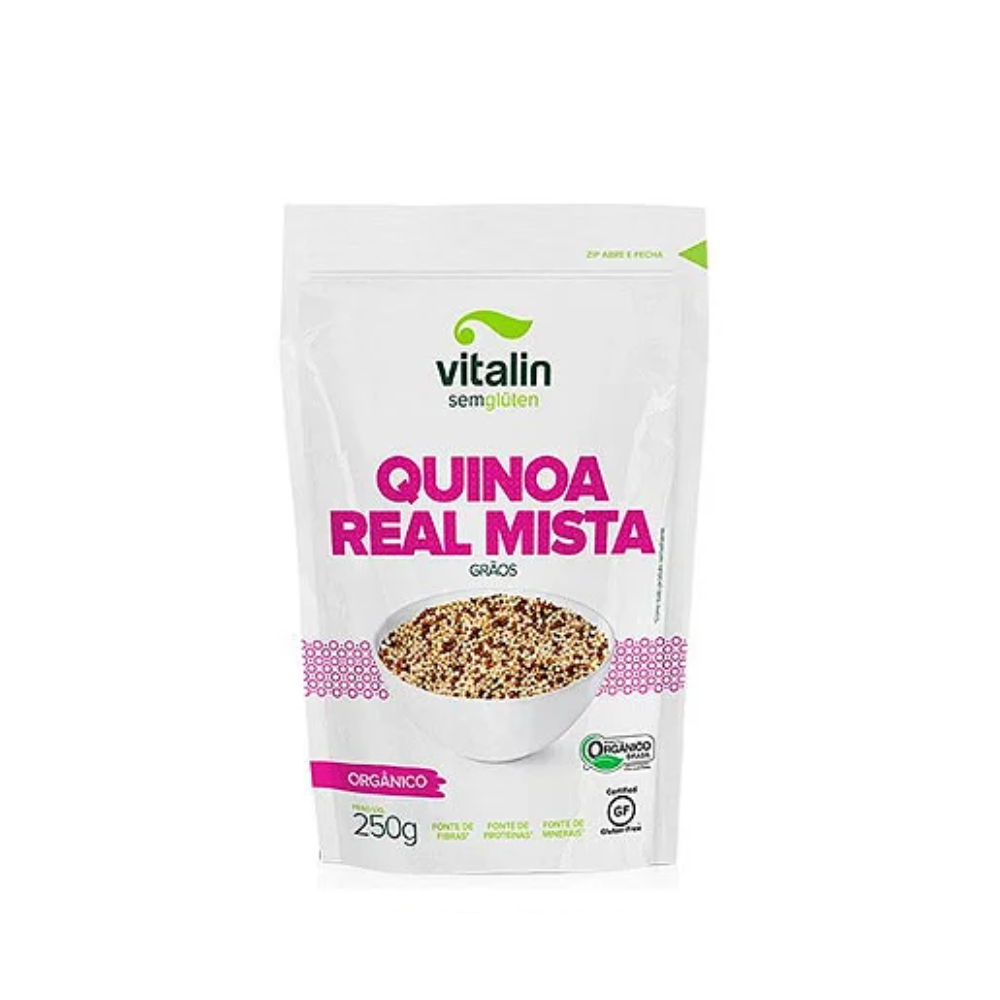 QUINOA REAL MISTA GRÃOS ORGÂNICA VITALIN 250G