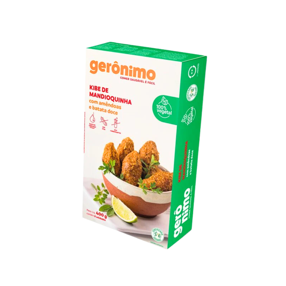 KIBE DE MANDIOQUINHA COM AMENDOAS GERÔNIMO 400G 