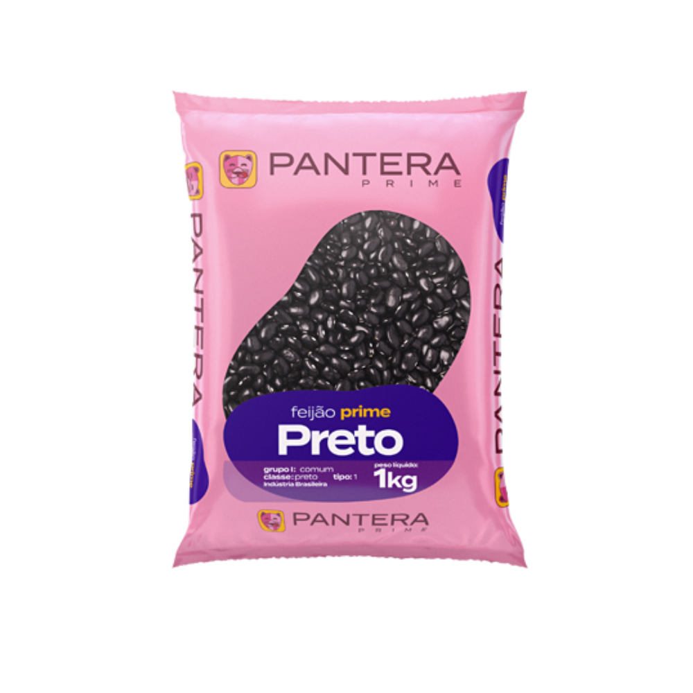 FEIJÃO PRETO PANTERA 1KG