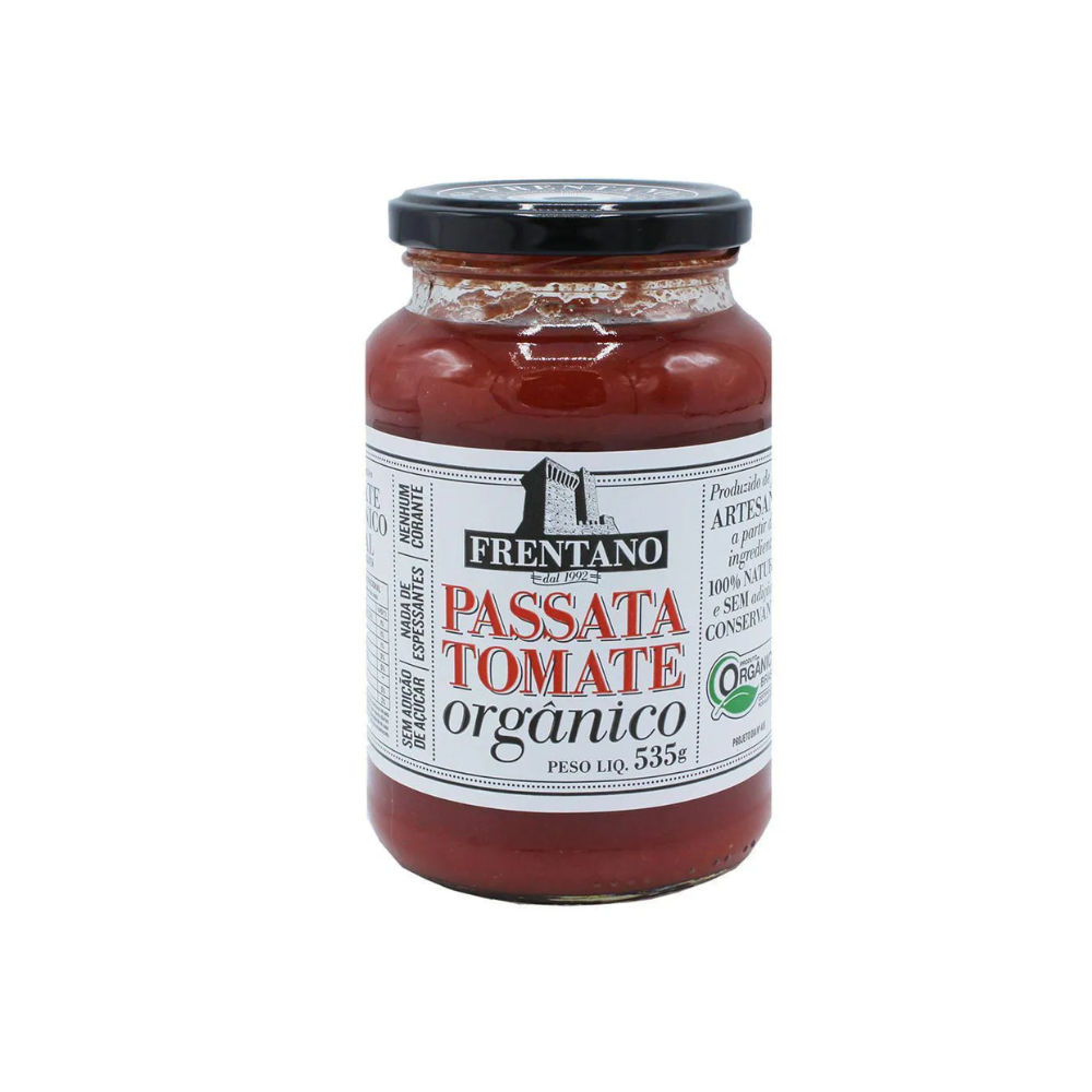 PASSATA DE TOMATE ORGÂNICO FRENTANO 535G