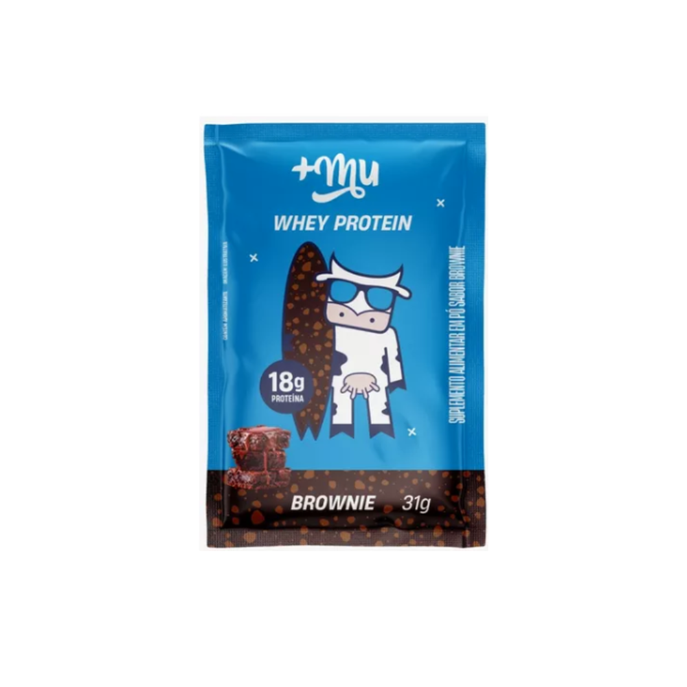 WHEY PROTEIN SACHÊ BROWNIE TRADICIONAL  +MU 31G