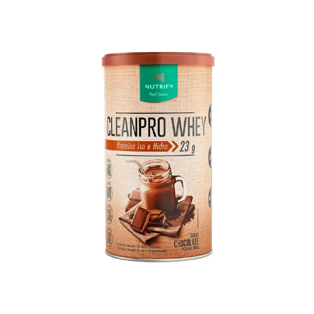 CLEANPRO WHEY CHOCOLATE NUTRIFY 450G 