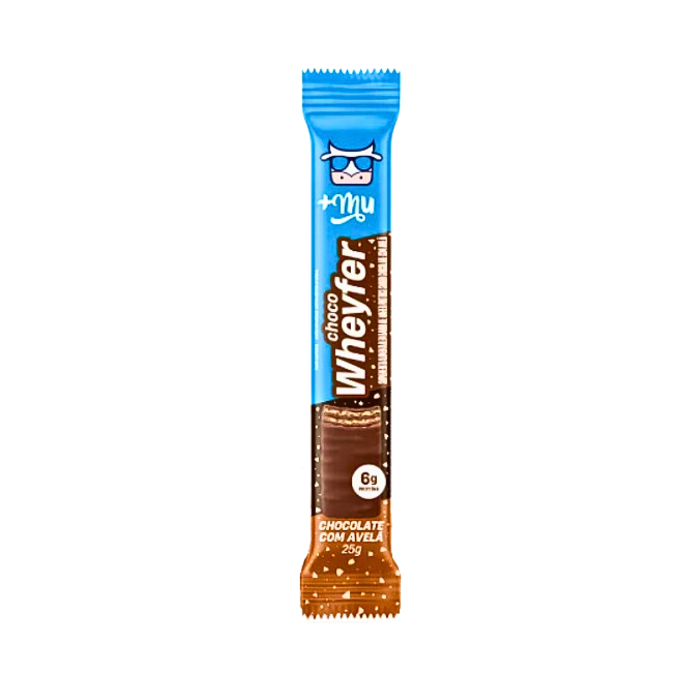 CHOCOWHEYFER CHOCOLATE COM AVELA MAIS MU 25G 