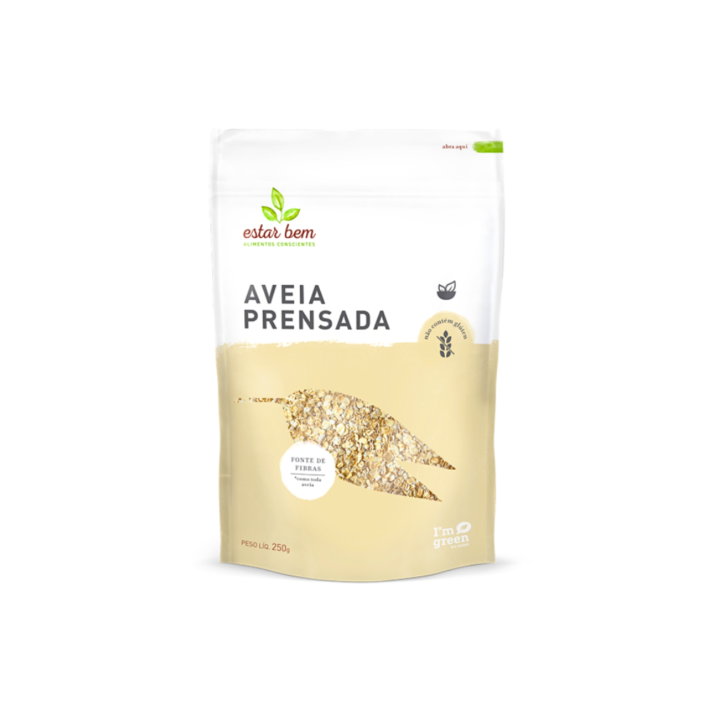 AVEIA PRENSADA SEM GLÚTEN ESTAR BEM 250G