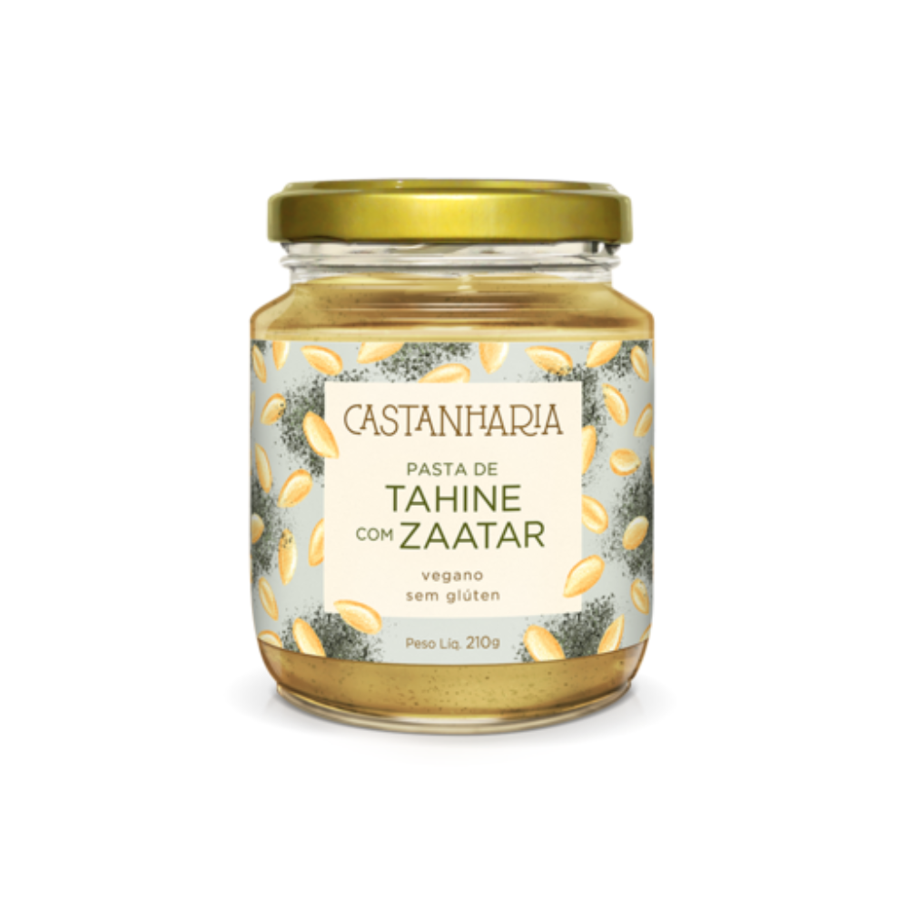 PASTA DE TAHINE ZAATAR CASTANHARIA 210GR