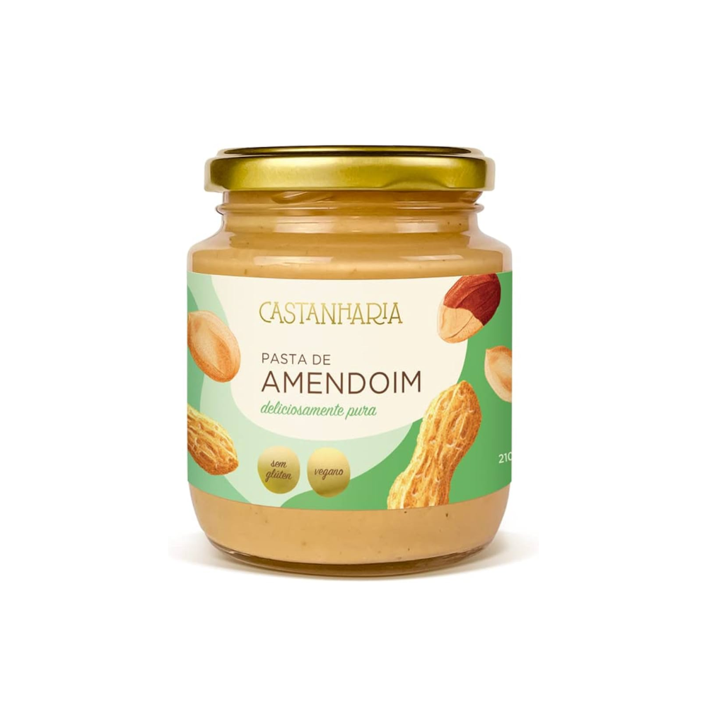 PASTA DE AMENDOIM CASTANHARIA 210G