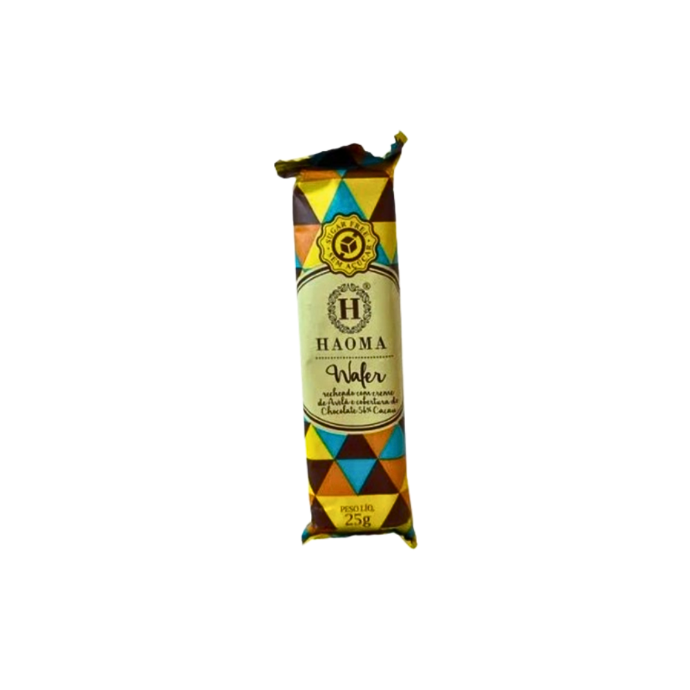 WAFER CHOCOLATE 56% CACAU HAOMA 25G