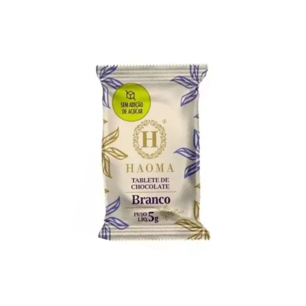 TABLETES CHOCOLATE BRANCO HAOMA 5G