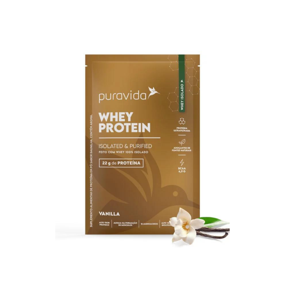 WHEY PROTEIN SACHE VANILLA PURAVIDA 30G