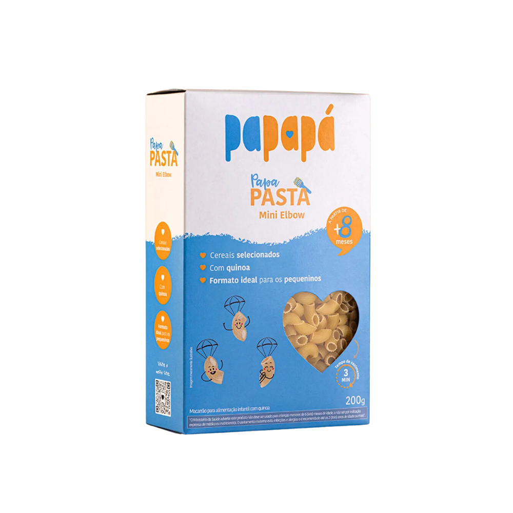  MINI ELBOW COM QUINOA PAPAPÁ 200G