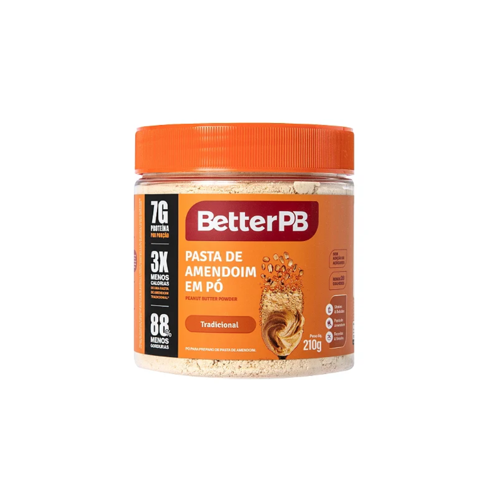 PASTA DE AMENDOIM EM PO TRADICIONAL BETTERPB 210G