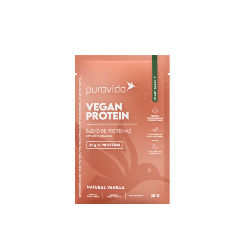 VEGAN PROTEIN SACHE VANILLA PURAVIDA 35G