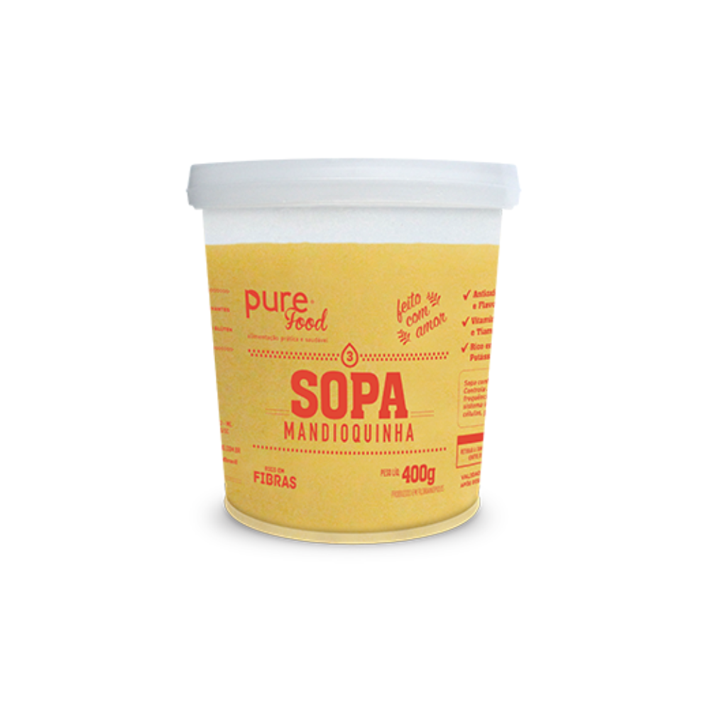 SOPA DE MANDIOQUINHA PUREFOOD 400G