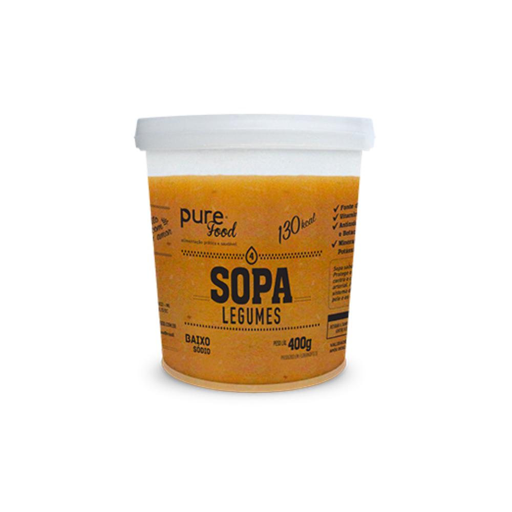 SOPA DE LEGUMES PUREFOOD 400G