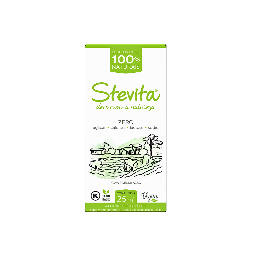 ADOÇANTE LÍQUIDO STEVIA STEVITA 25ML