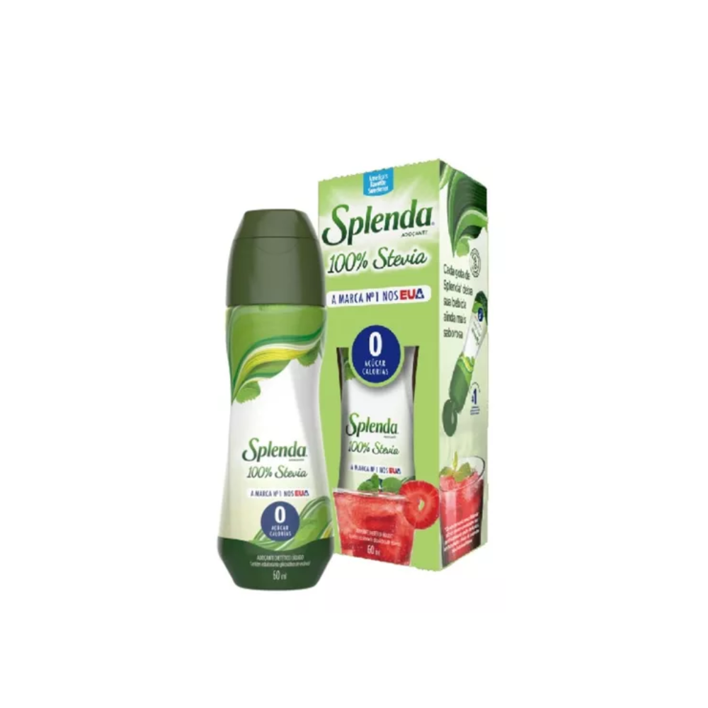 ADOÇANTE STEVIA (LÍQUIDO) SPLENDA 60 ML