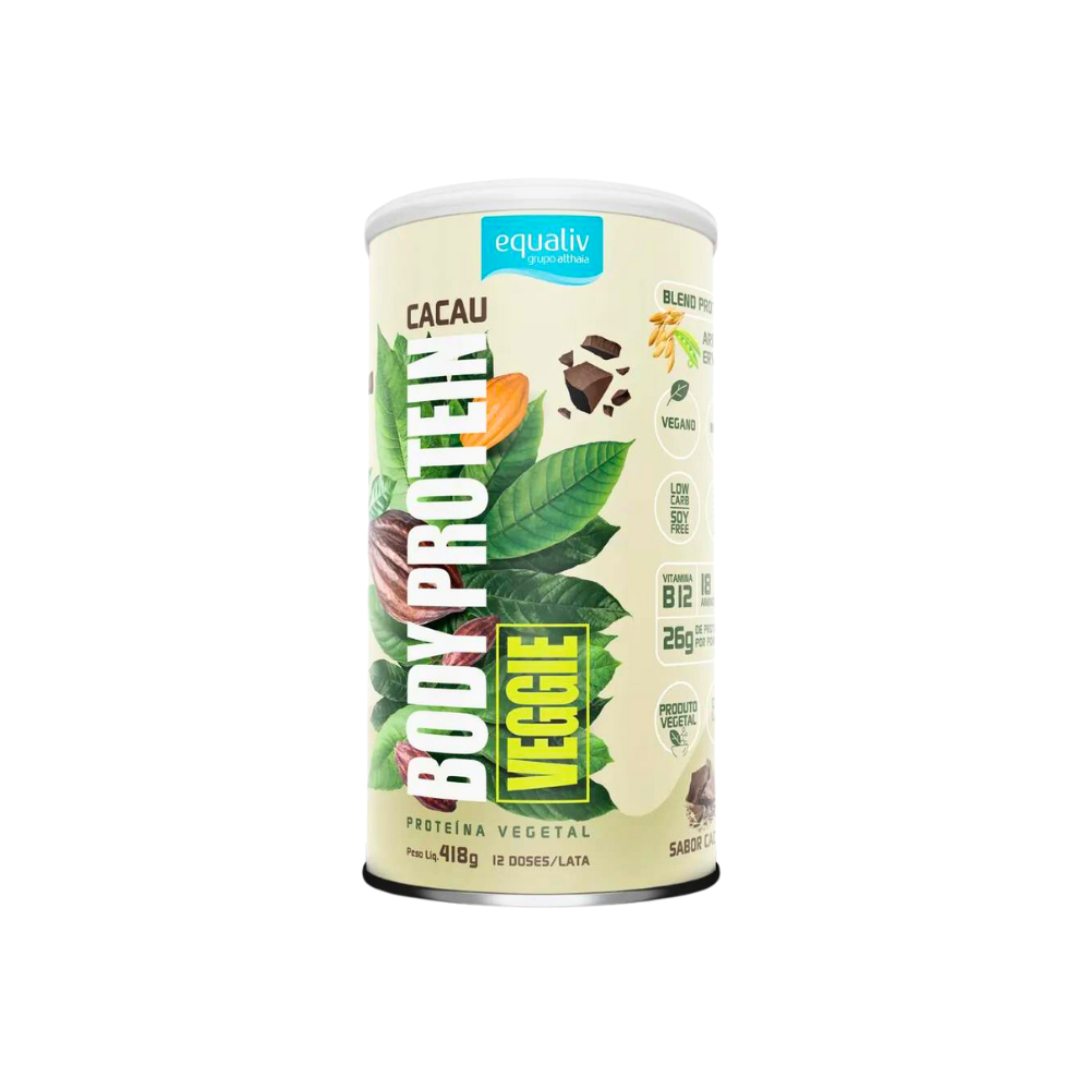 BODY PROTEIN VEGGIE CACAU EQUALIV 418G