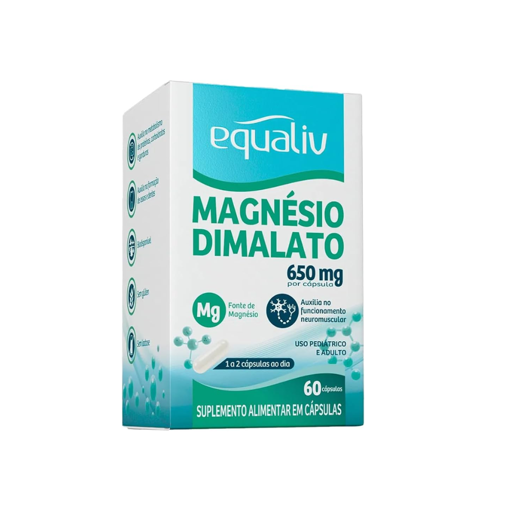 MAGNESIO DIMALATO EQUALIV 60 CAPSULAS