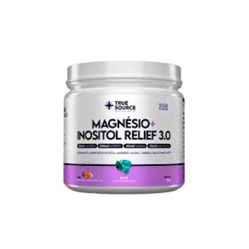 MAGNESIO + INOSITOL RELIEF 3.0 CAMOMILA E LAVANDA TRUE SOURCE 350G 