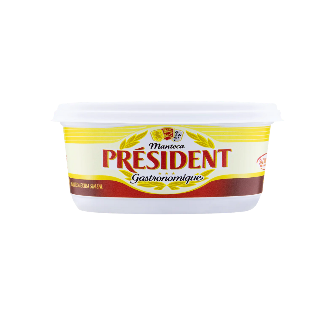 MANTEIGA PRESIDENT POTE SEM SAL 200G