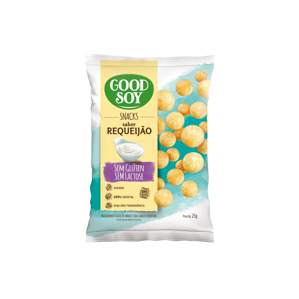 SNACK REQUEIJAO SEM GLÚTEN E SEM LACTOSE GOOD SOY 25G