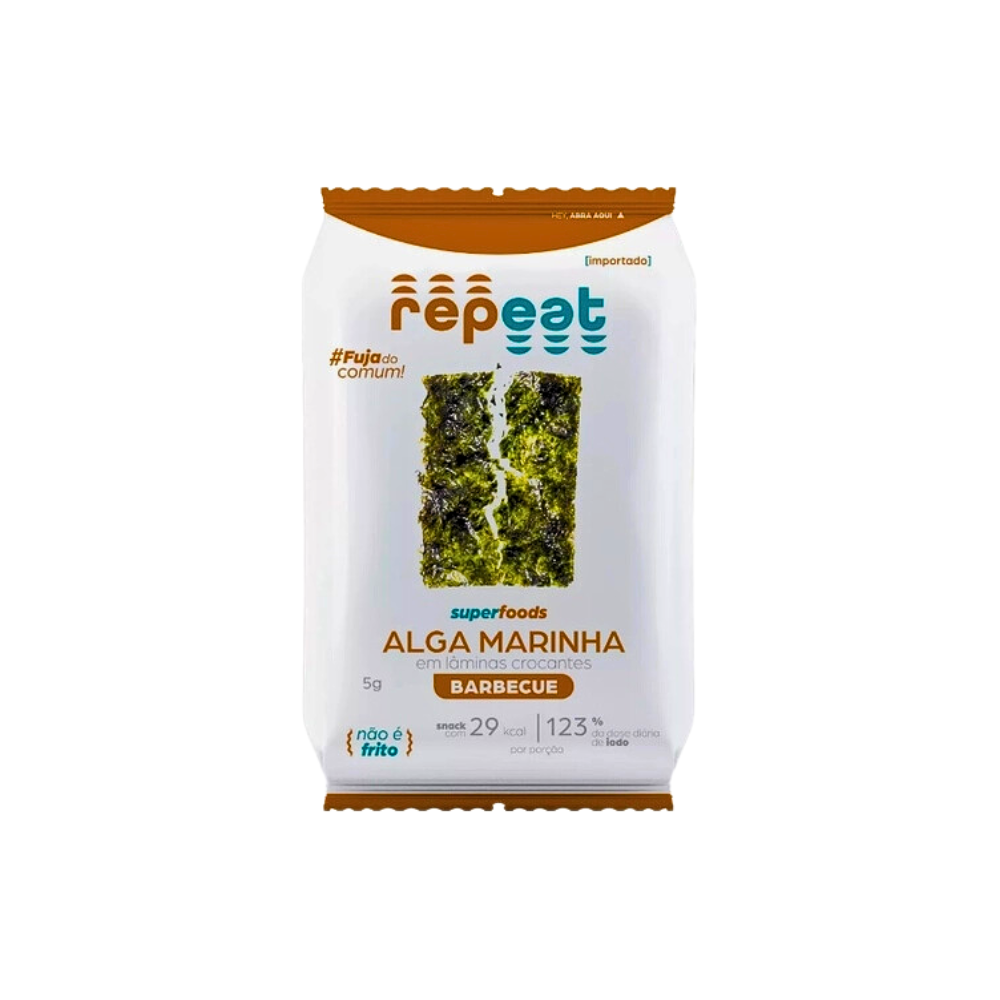 SNACK ALGA MARINHA BARBECUE REPEAT 5G 